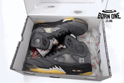 Air Jordan 5 Retro Off-White Black CT8480-001