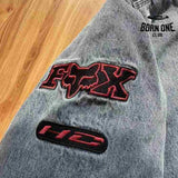 Jaqueta Supreme x Fox Racing Hooded Work Denim