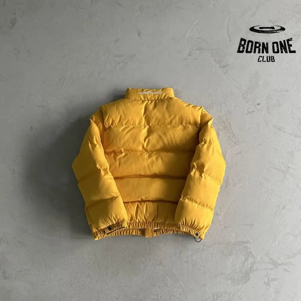 Jaqueta Corteiz Bolo Puffer Yellow