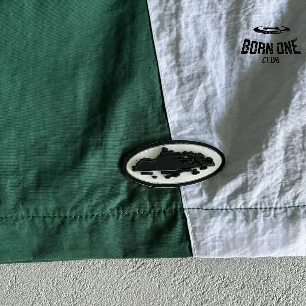 Shorts Corteiz Verde Branco