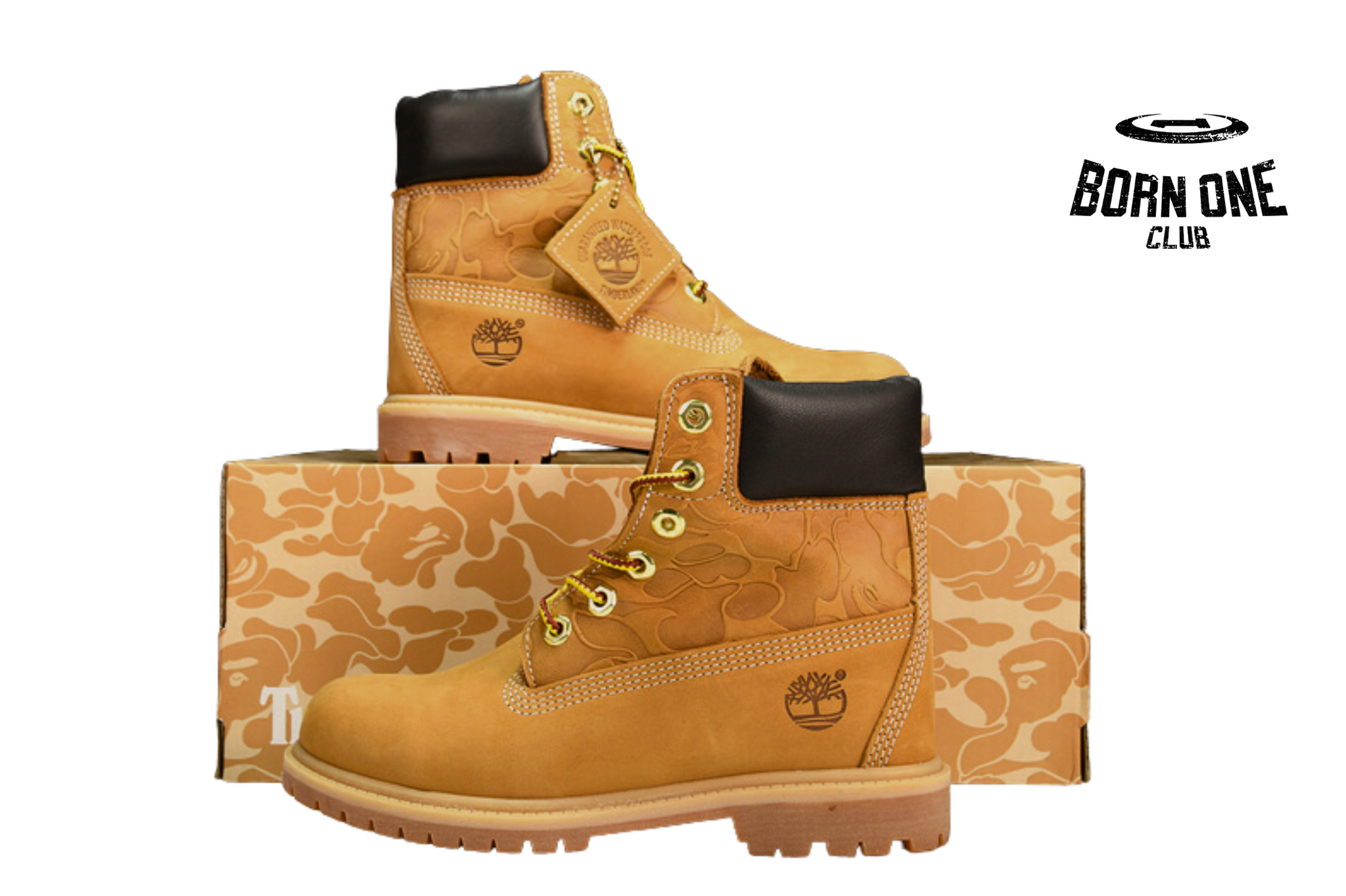 Bota Timberland Yellow Boot Bape Collab