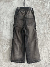 Rick Owens DRKSHDW Cargo Calça Jeans (Alta Qualidade)