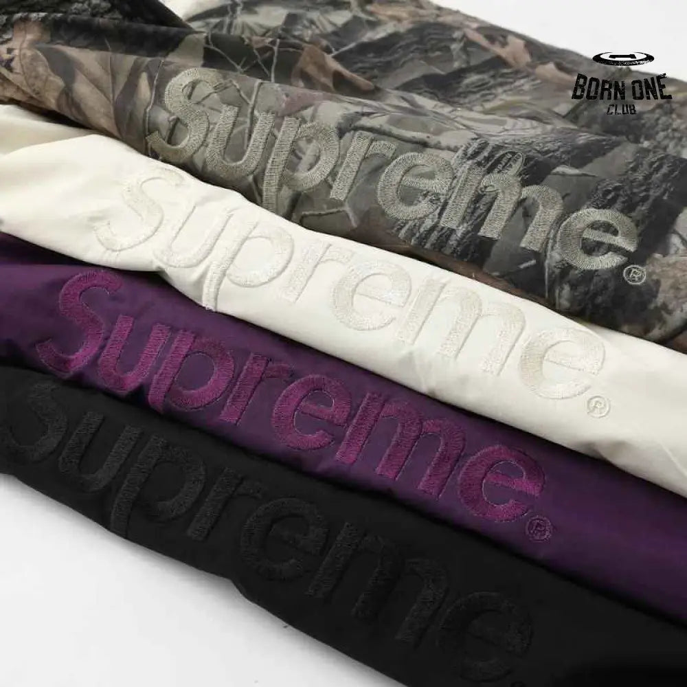 Jaqueta Supreme x Umbro Cotton Ripstop Track Stone