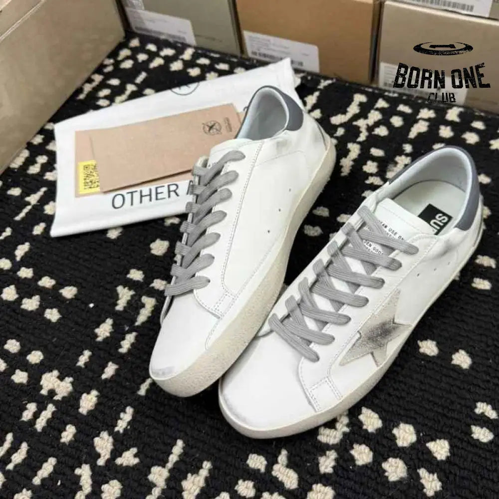 Golden Goose Super-Star White Grey