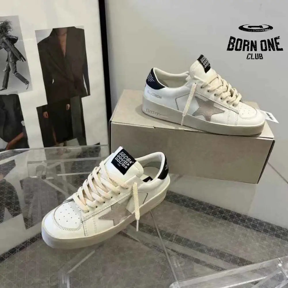 Golden Goose Stardan Ice White Black