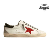 Golden Goose Super-Star White Red