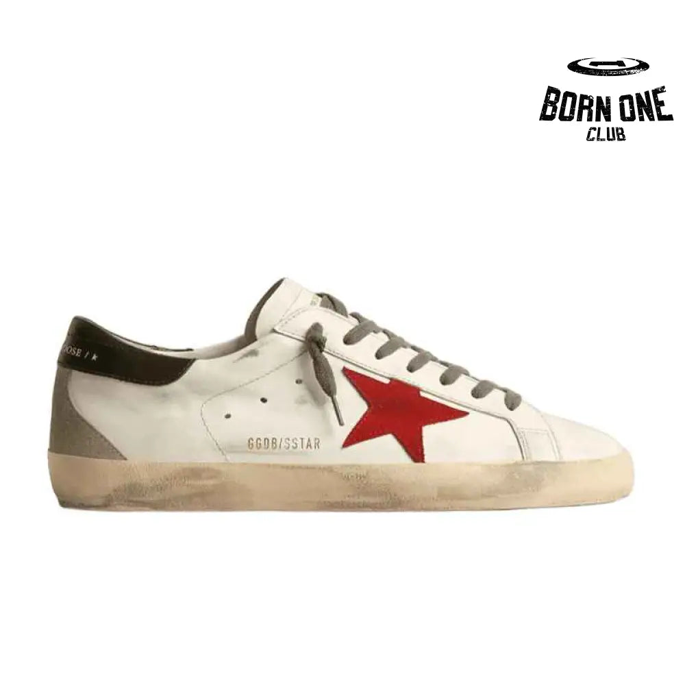 Golden Goose Super-Star White Red