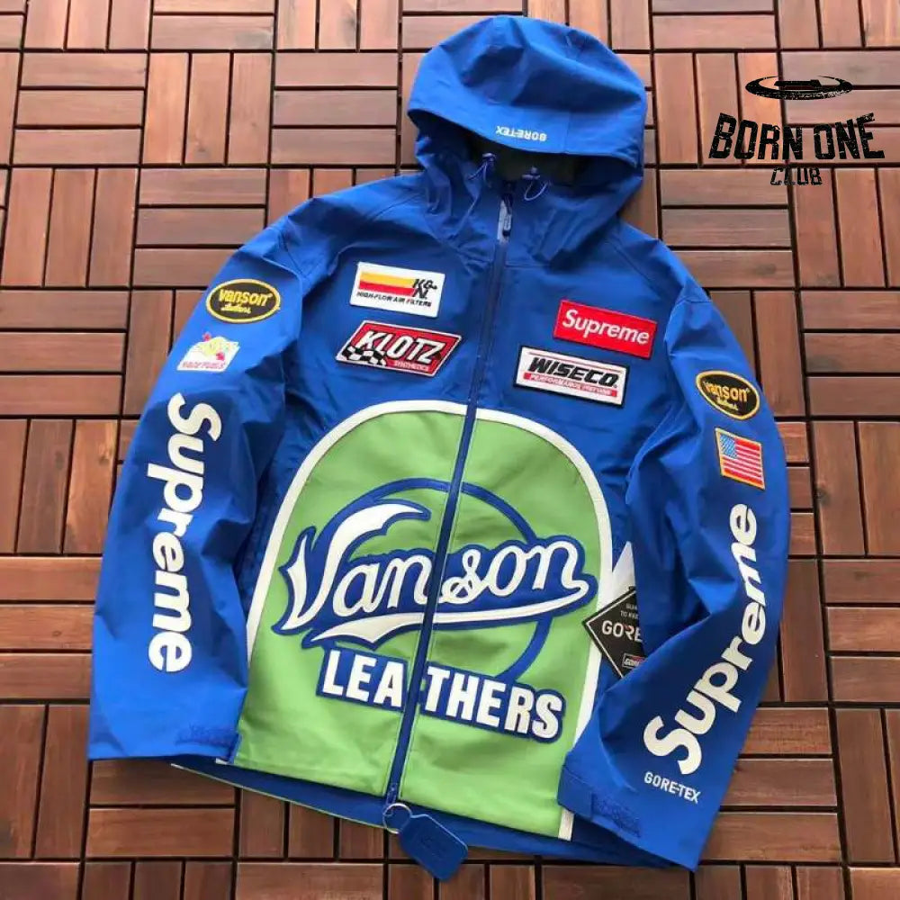 Jaqueta Supreme x Vanson GORE-TEX Shell Royal
