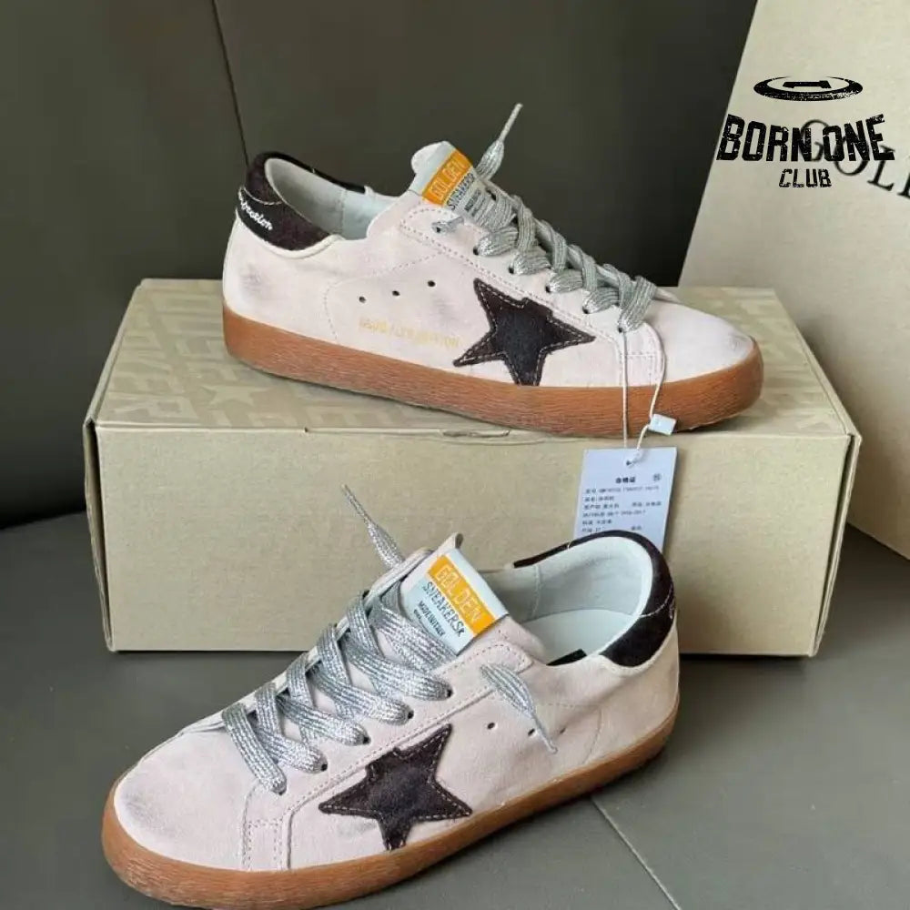 Golden Goose Super-Star Lilac Star Black