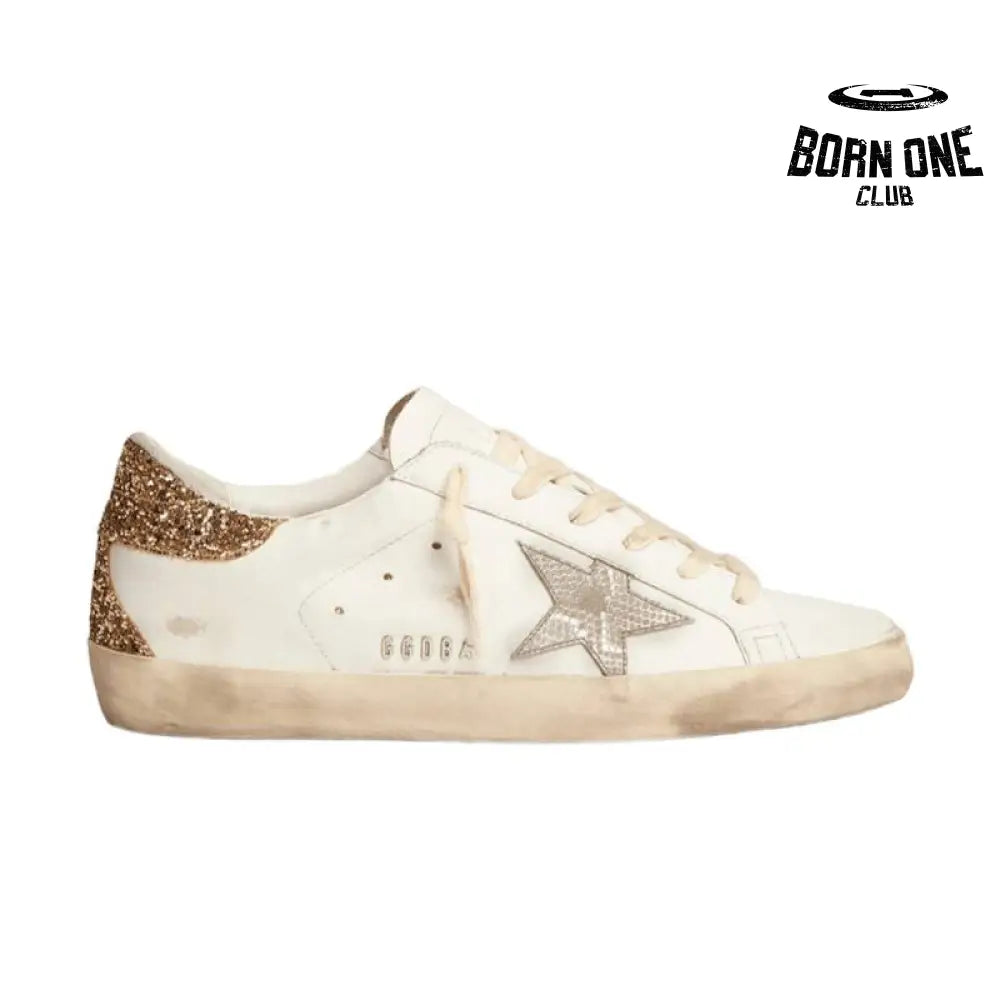 Golden Goose Super-Star White Star Silver