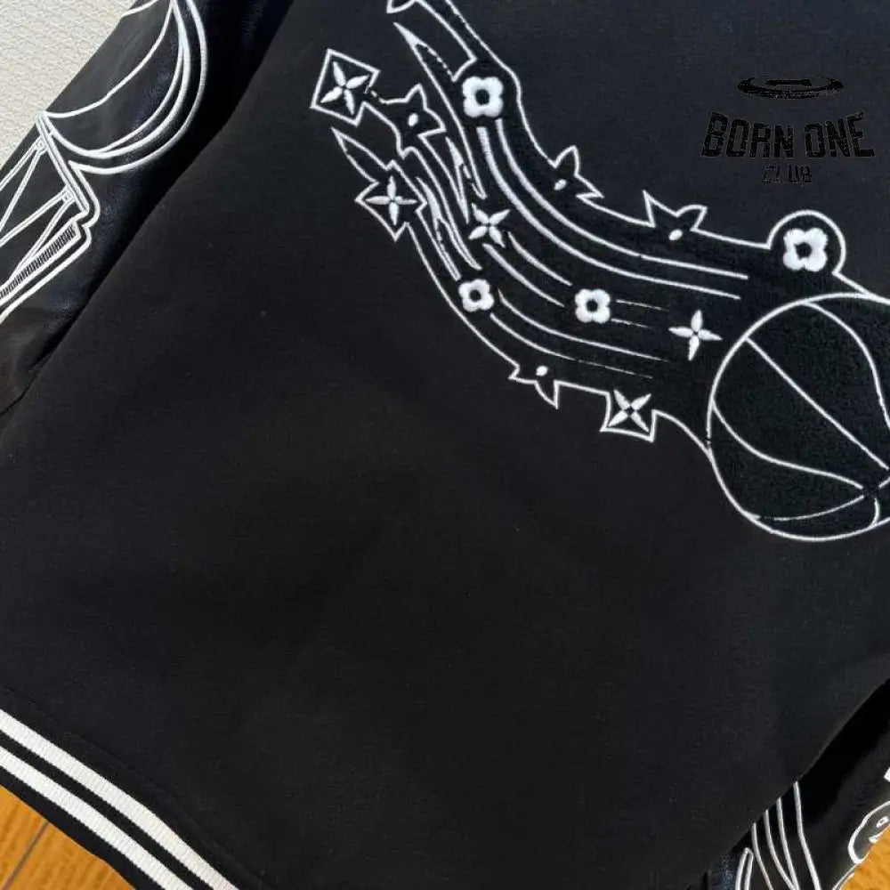 Jaqueta Louis Vuitton x NBA Leather Preta