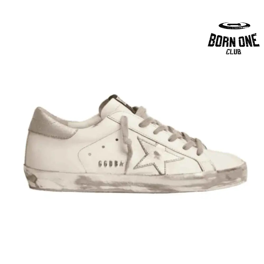 Golden Goose Super-Star White Silver