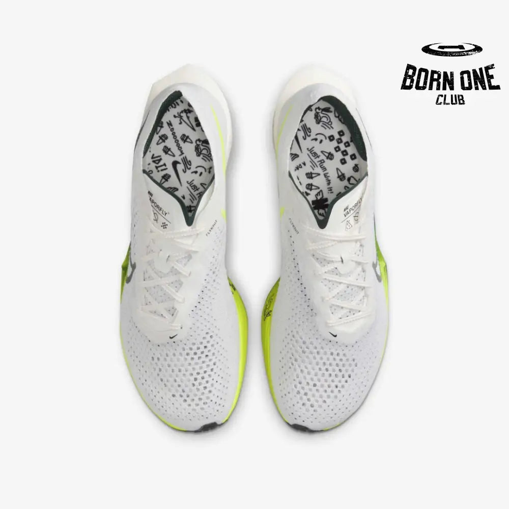 Nike Air Zoom X Vaporfly Next%3 Road Racing - Branco/Verde Pro