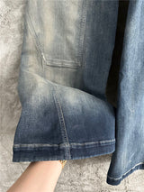 Rick Owens DRKSHDW Cargo Calça Jeans (Alta Qualidade)