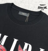 Camiseta Amiri Rabbit Logo Black
