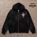 Moletom Vale Forever Sun Custered Zíper Black