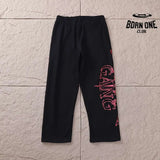 Calça Corteiz x 21 Savage Slaughter Gang Preta