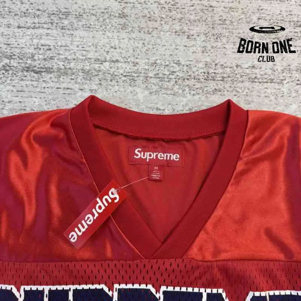 Camiseta Supreme Jersey Bones Football Red