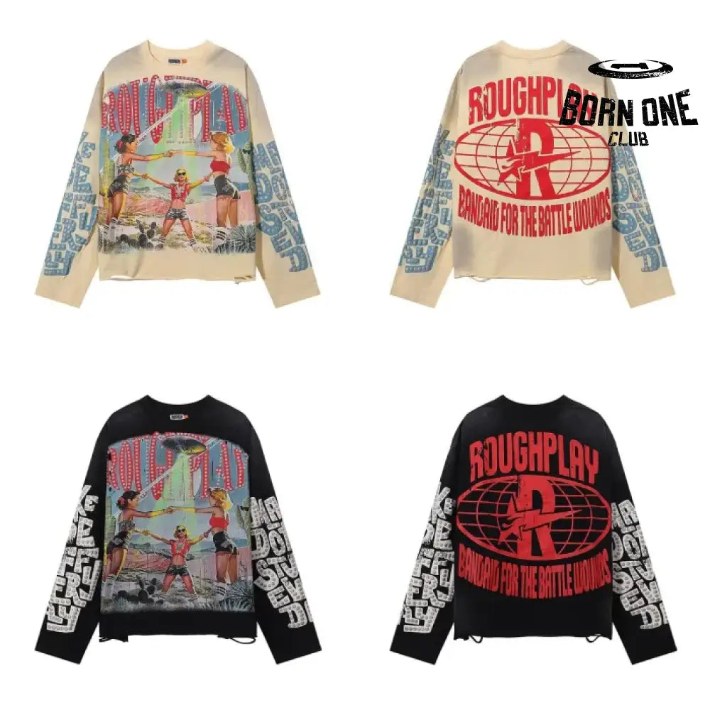 Rough Play Camiseta Manga Longa