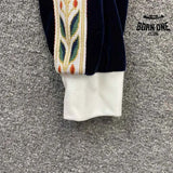 Conjunto Casablanca Veludo Logo Azul