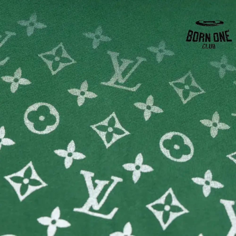 Moletom Louis Vuitton LV Green Monogram Gradient