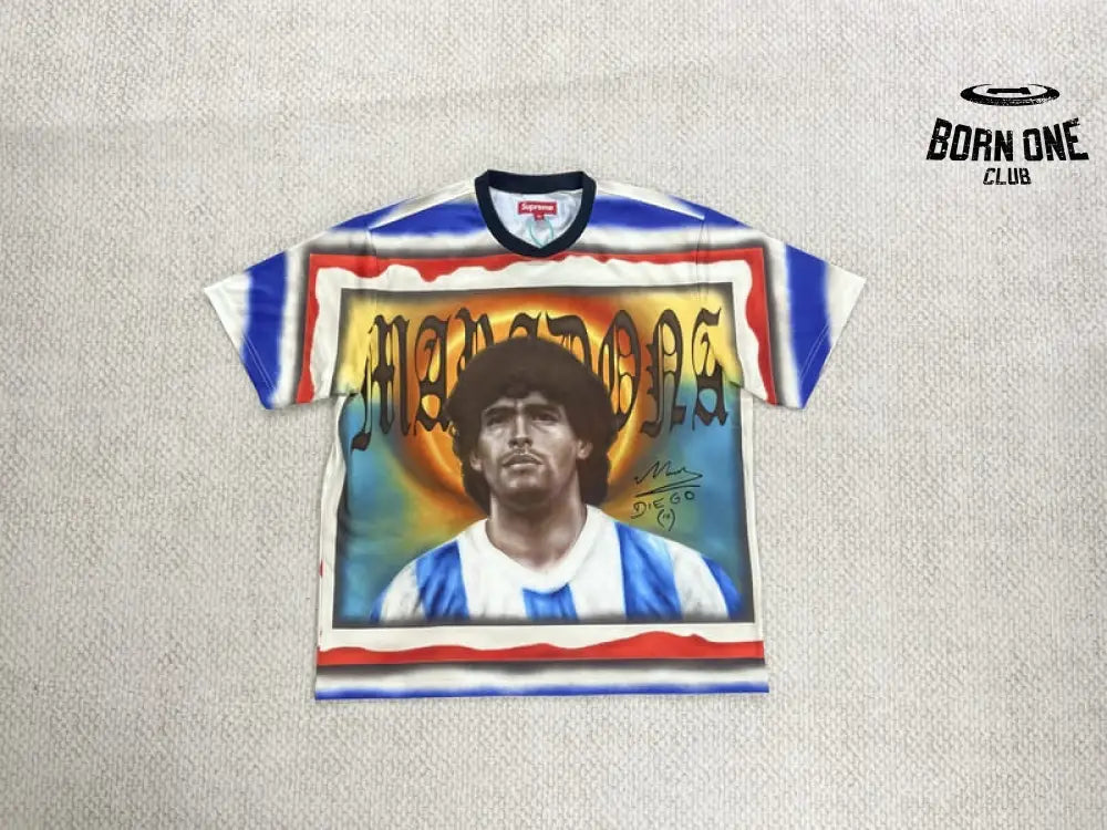 Camiseta Supreme Maradona Soccer