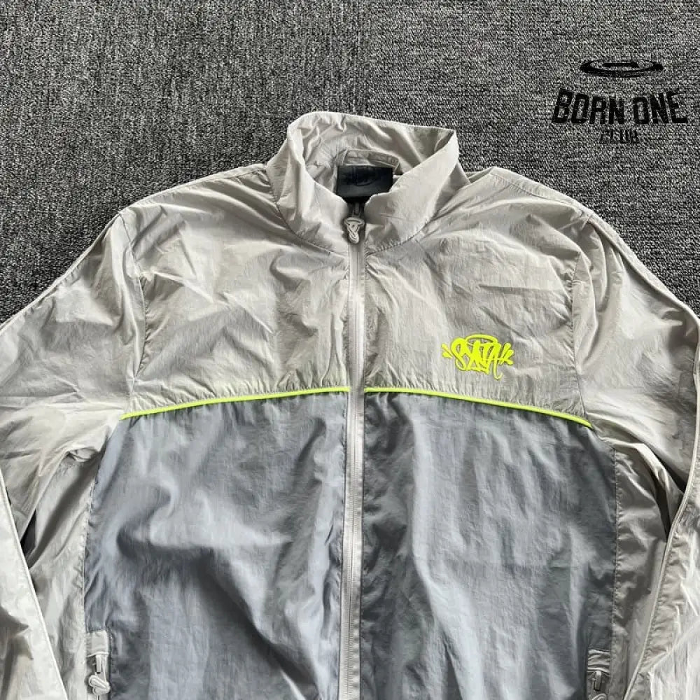 Conjunto Synaworld 'Syna Logo' Shell Cinza/Verde