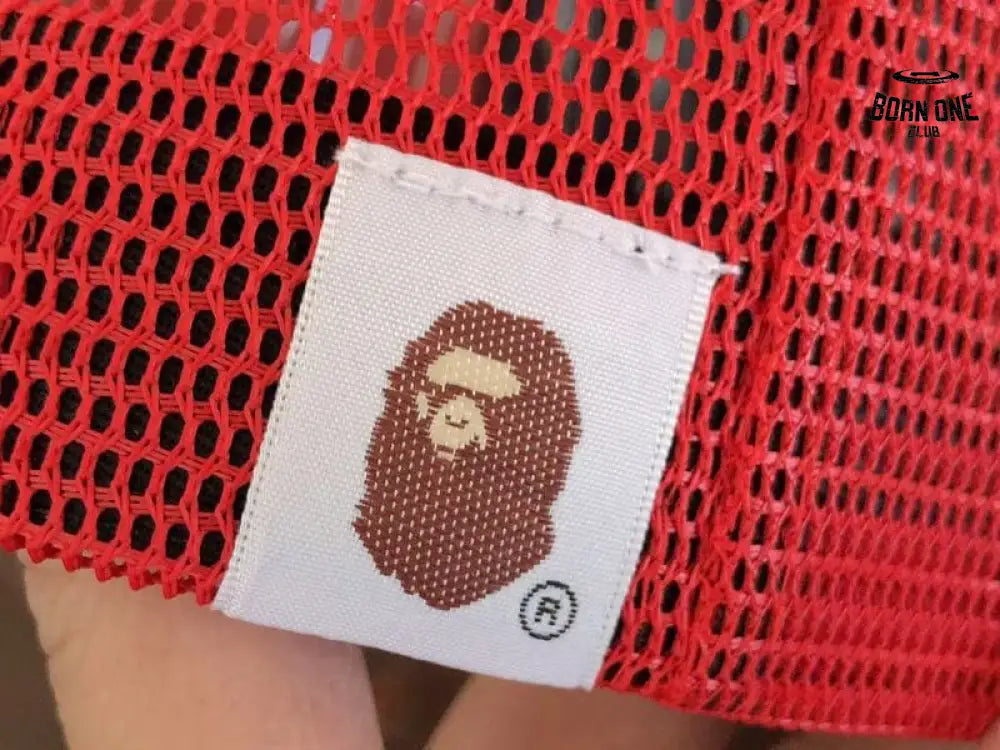 Boné BAPE x Stussy Trucker Red