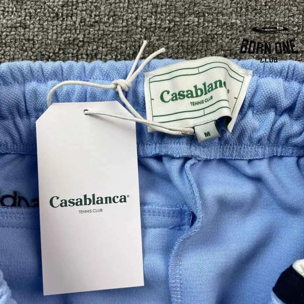 Conjunto Casablanca Sport Logo azul