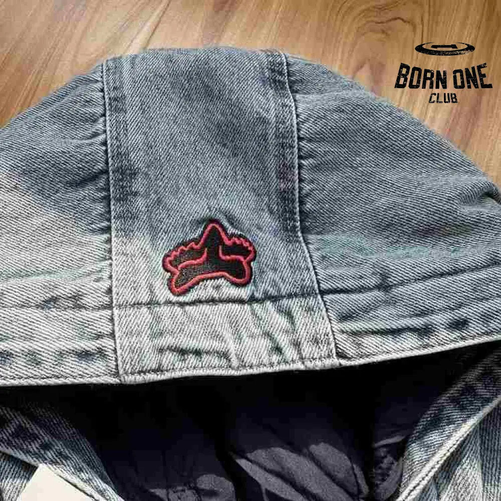 Jaqueta Supreme x Fox Racing Hooded Work Denim
