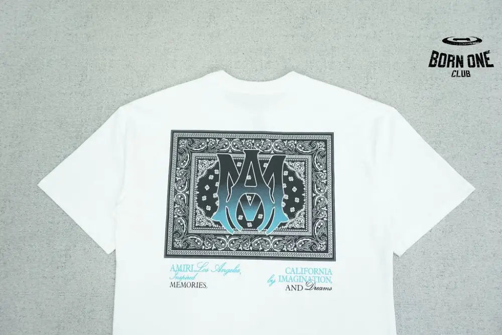Camiseta Amiri Ma Bandana White