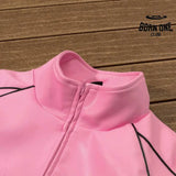 Jaqueta Supreme x Umbro Leather Track Pink