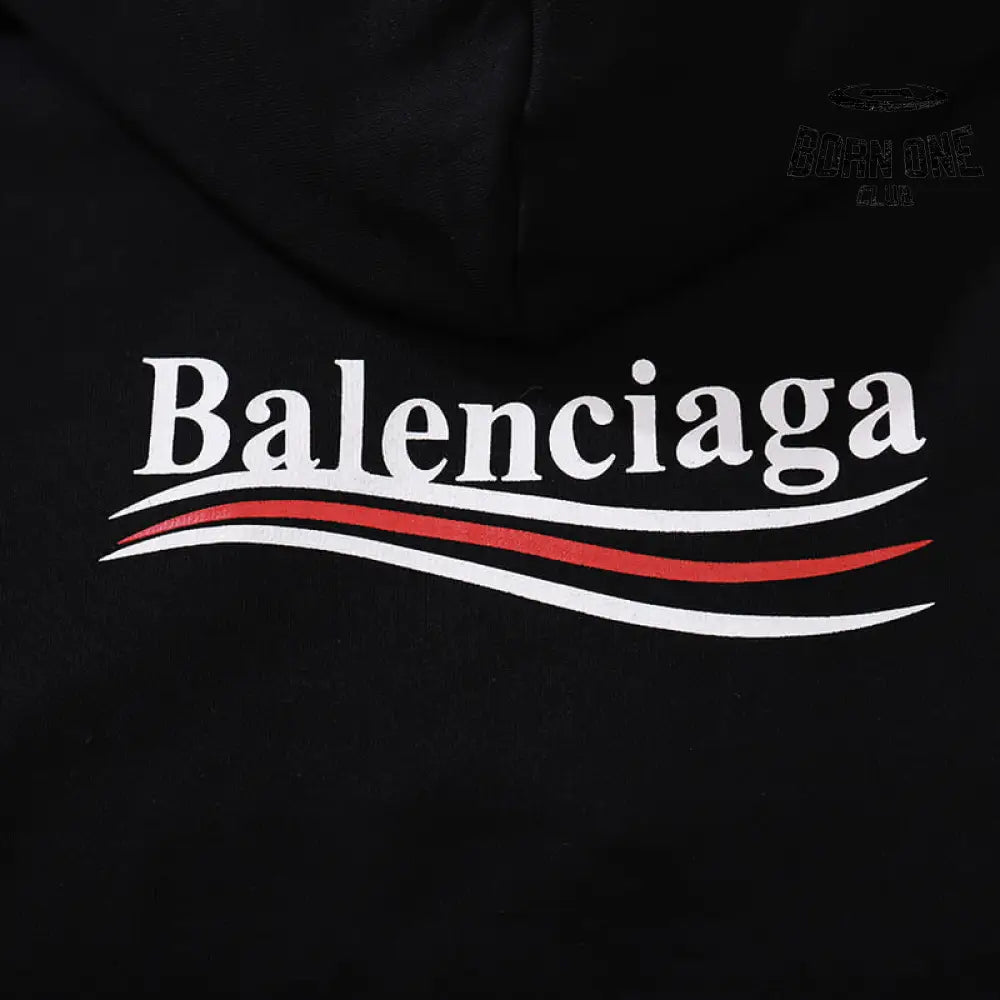 Moletom Balenciaga Political Campaign Fit Black