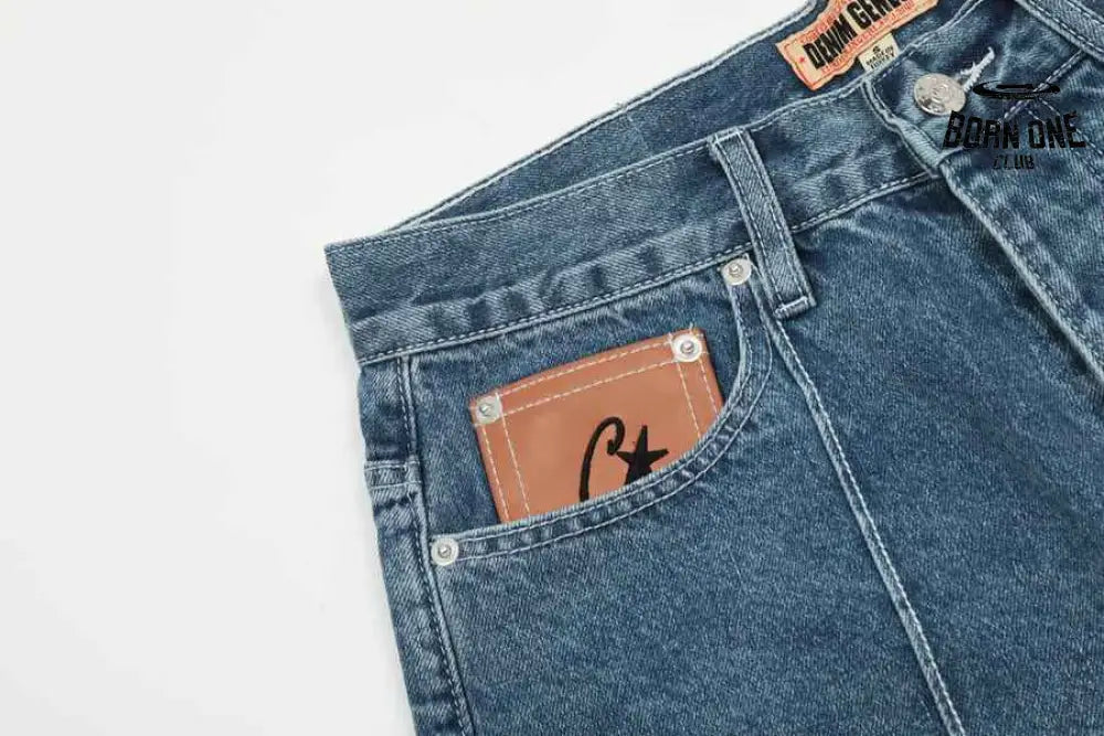 Shorts Jeans Corteiz C Star