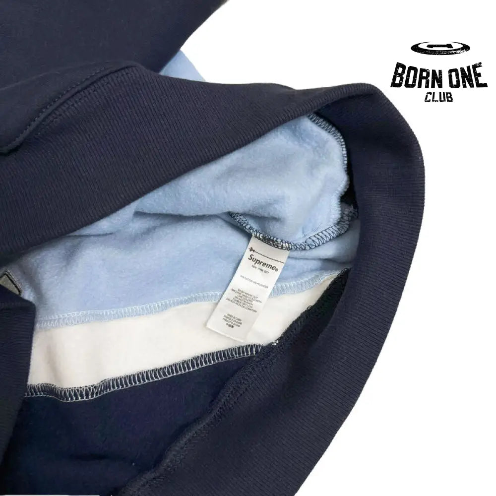 Conjunto Supreme Equipe Half Zip Azul