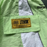 Shorts Corteiz Verde Claro Branco