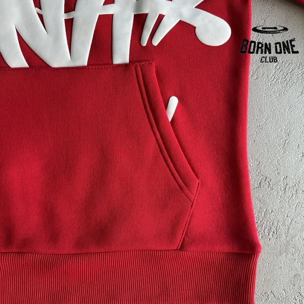 Conjunto Team Syna Hood Twinset Red