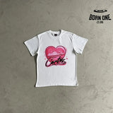 Camiseta Corteiz Pink Heart