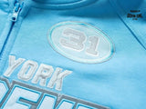 Moletom Supreme Football Zip Up Hooded Light Blue