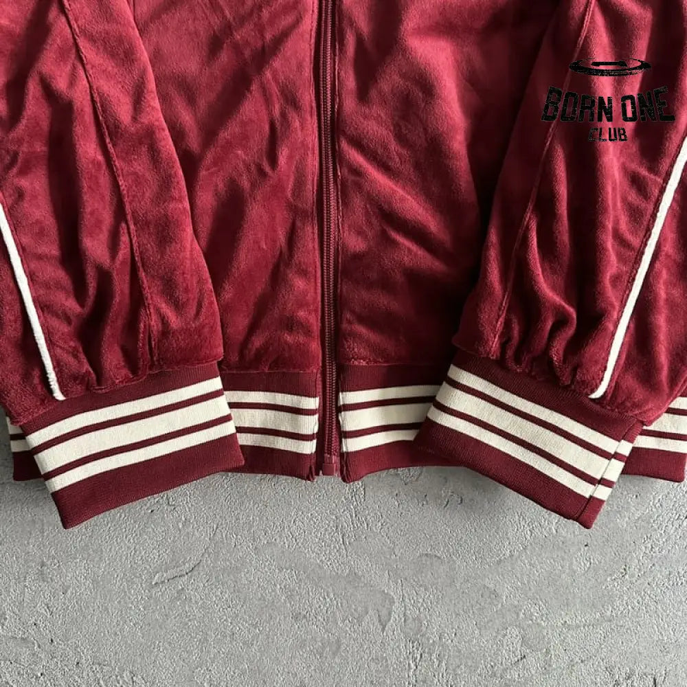 Conjunto Corteiz Veludo Vermelho
