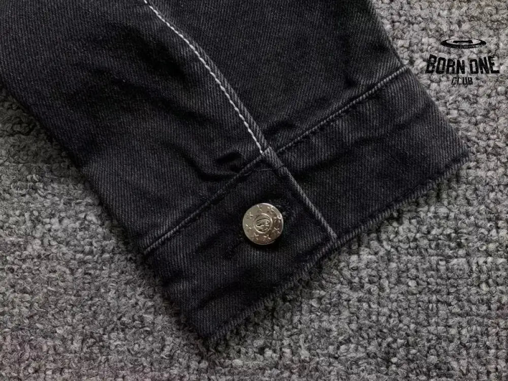 Jaqueta Corteiz C-Star Denim Jeans Preto