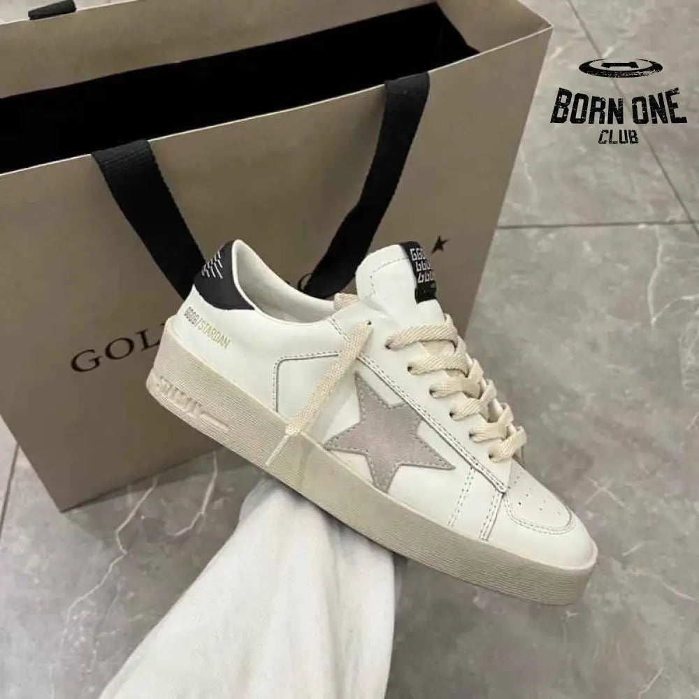 Golden Goose Stardan Ice White Black
