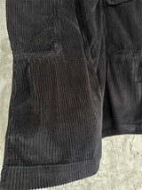 Rick Owens DRKSHDW Cargo Calça Cotelê (Alta Qualidade)