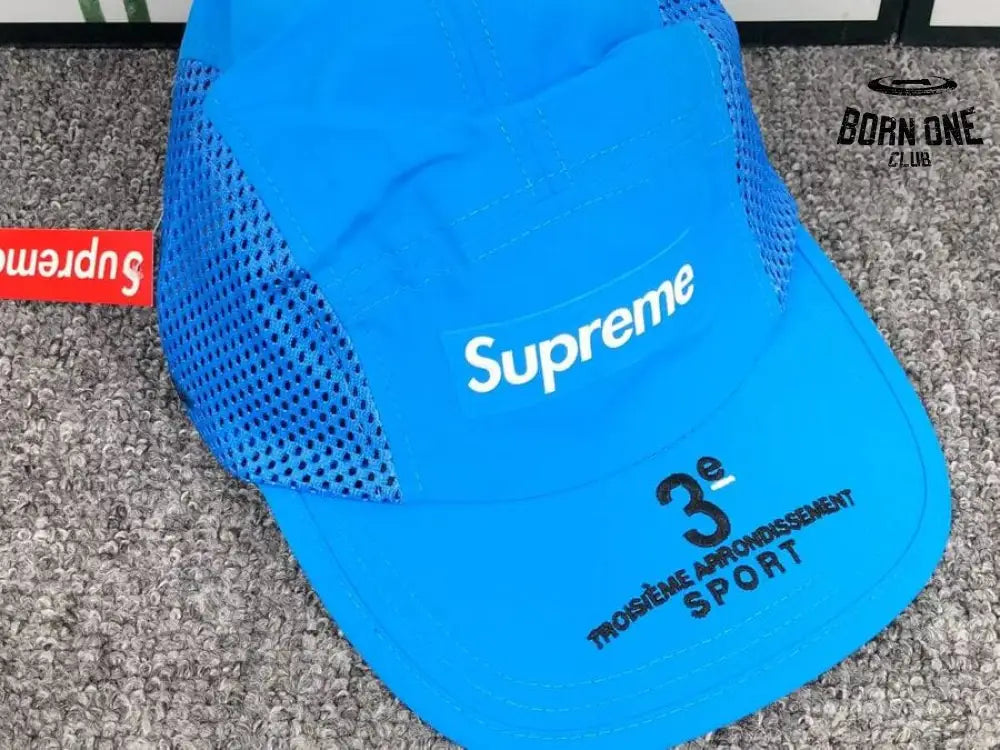 Boné Supreme Mesh Side Panel Camp Azul