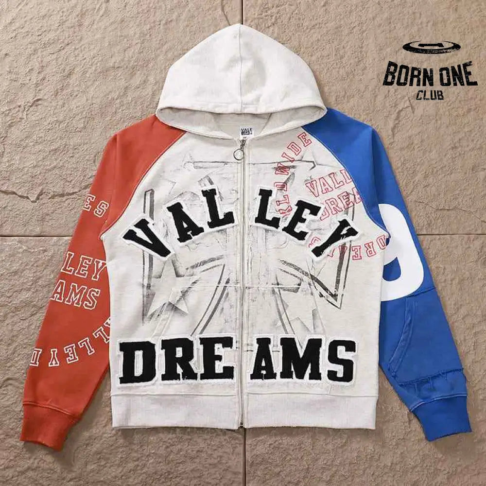Moletom Vale Forever Patriot Chop N Screw Red/Blue Zíper