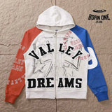 Moletom Vale Forever Patriot Chop N Screw Red/Blue Zíper