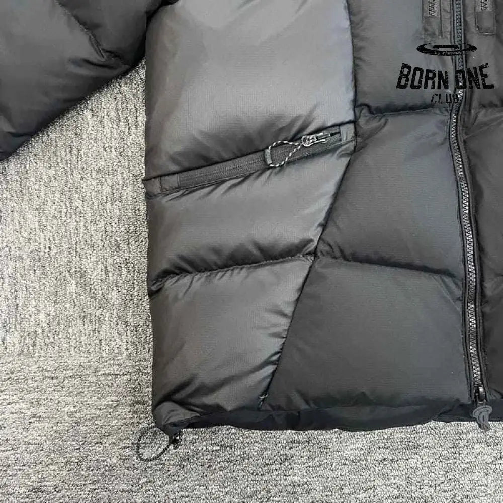 Jaqueta Puffer Synaworld Logo Wave Preta
