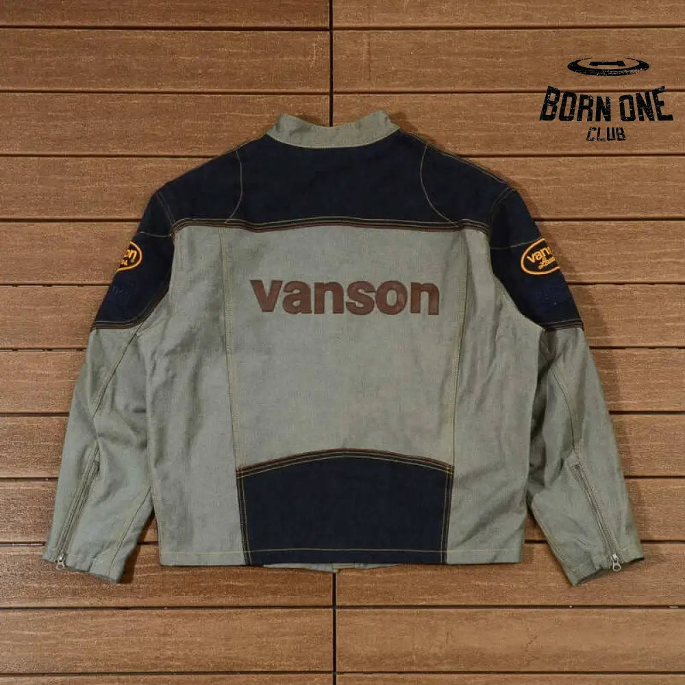 Jaqueta Supreme x Vanson Leathers Cordura Denim