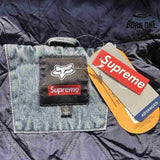 Jaqueta Supreme x Fox Racing Hooded Work Denim