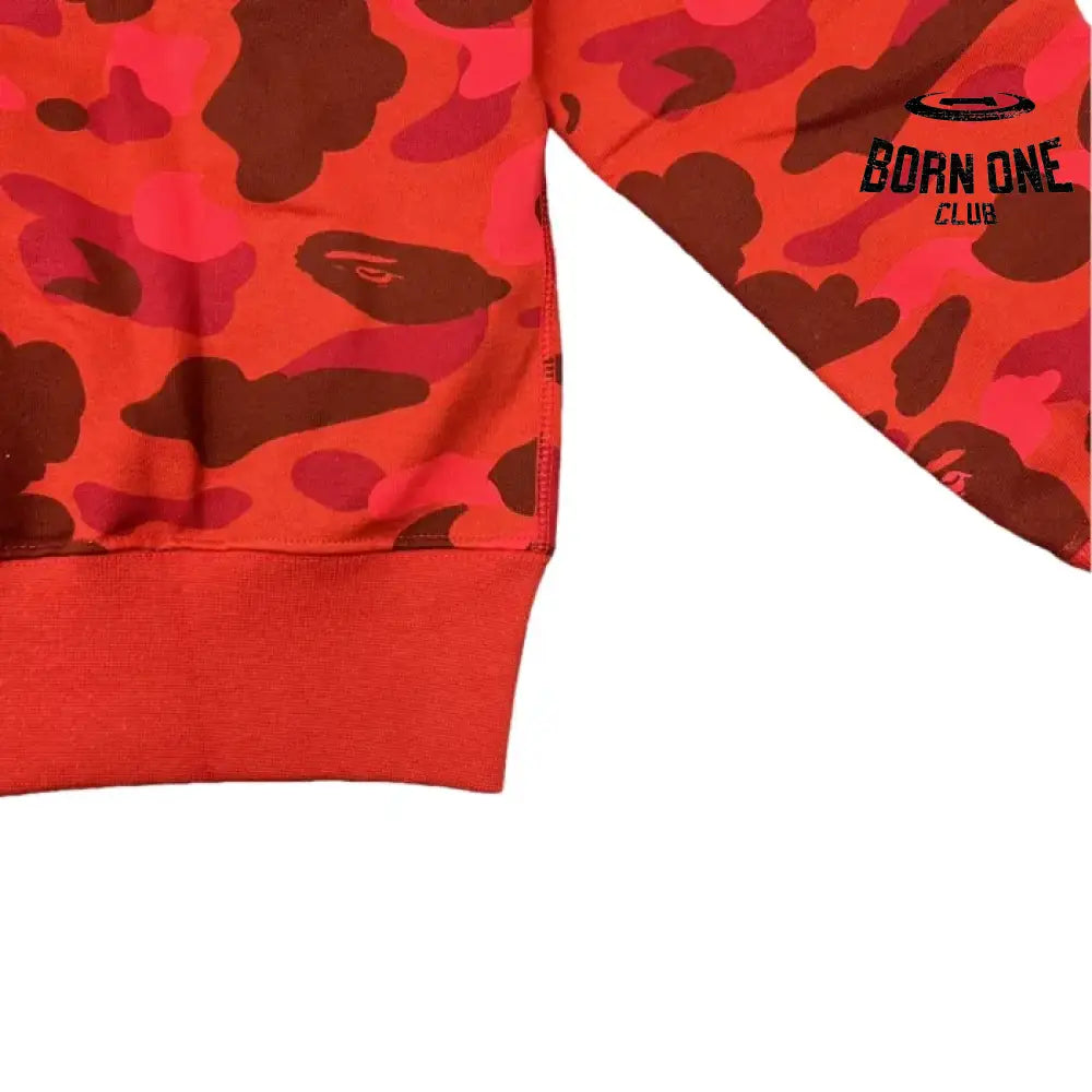 Bape Shark Dual-Tone Camo Shark Moletom Zíper